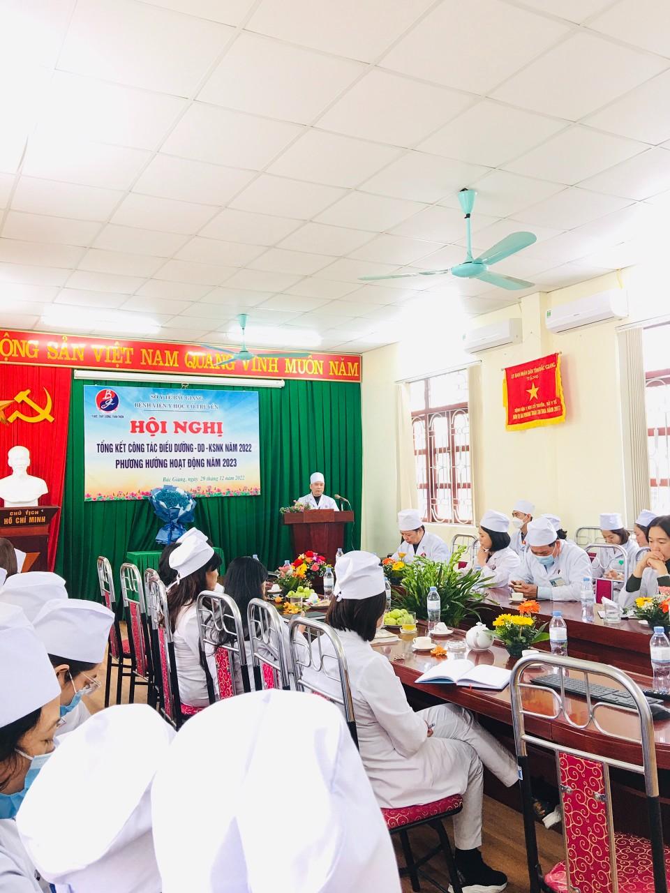 Ths.Bs.Nguyễn Văn Toàn – Bí thư Đảng uỷ, Giám đốc Bệnh viện phát biểu chỉ đạo tại Hội nghị